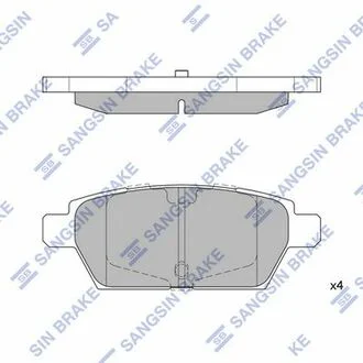 Кт. Гальмівні колодки Hi-Q (SANGSIN) SP1476