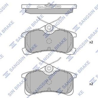 Кт. Тормозные колодки Hi-Q (SANGSIN) SP1575