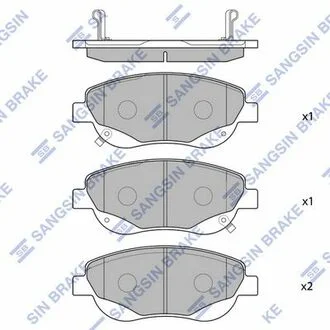 Кт. Гальмівні колодки Hi-Q (SANGSIN) SP1577