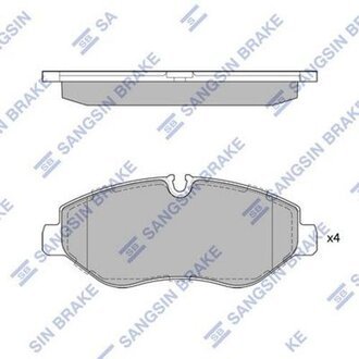 Кт. Тормозные колодки Hi-Q (SANGSIN) SP1622