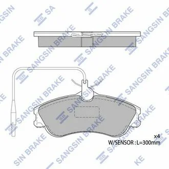 Комплект тормозных колодок. Hi-Q (SANGSIN) SP1743