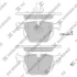 Комплект гальмівних колодок HQ Hi-Q (SANGSIN) SP2158 (фото 1)