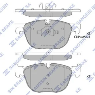 Комплект гальмівних колодок HQ Hi-Q (SANGSIN) SP2172