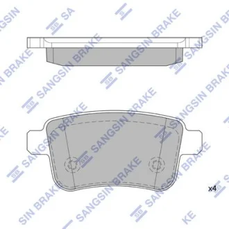 Комплект гальмівних колодок HQ Hi-Q (SANGSIN) SP4158