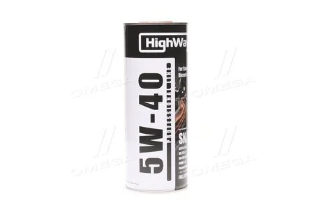 Олива моторна. 5W-40 SN/CF (Каністра 1л) HighWay 10027