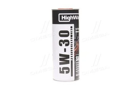 Олива моторна. 5W-30 SN/CF (Каністра 1л) HighWay 10116