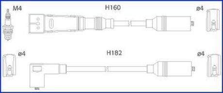 Комплект кабелів високовольтних HITACHI 134717