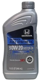 Масло моторне Ultimate Synthetic 0W-20 0.946 л. HONDA 087989137