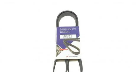 Ремінь генератора HUTCHINSON 1205 K 5