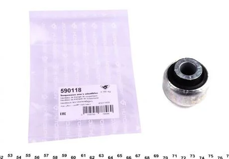 Сайлентблок важеля підвіски Opel Vivaro/Renault Trafic, Laguna II (-04) HUTCHINSON 590118