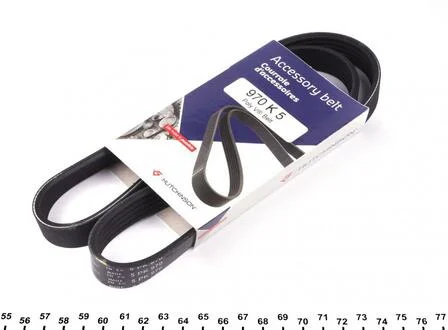 Полікліновий ремінь Poly V® BMW 7 (94-01)/Citroen Break (85-95)/Daewoo/Fiat Tempra HUTCHINSON 970K5