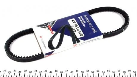 Ремінь генератора HUTCHINSON AV 10 La 650
