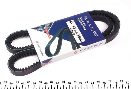Ремінь генератора HUTCHINSON AV 13 La 1000