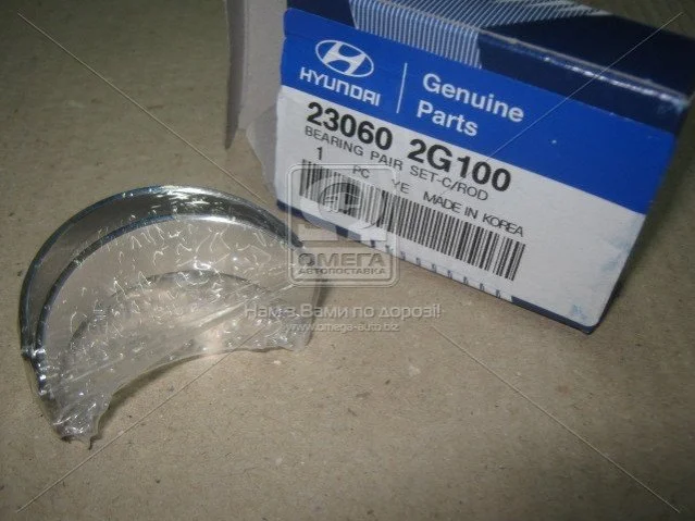Вкладиші шатунні (пр-во Mobis) Hyundai/Kia/Mobis 230602G100 (фото 1)