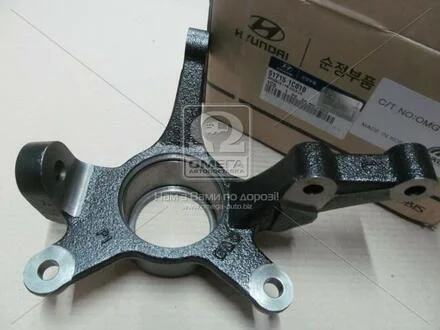 Цапфа передняя левая (wo ABS) Hyundai Getz 02- (Mobis) Hyundai/Kia/Mobis 517151C010