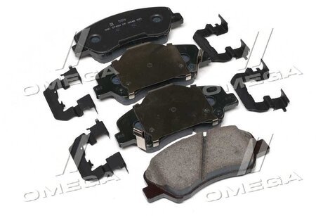 Колодки тормозные дисковые передние Hyundai Accent 11- (выр-во Mobis) Hyundai/Kia/Mobis 581011RA10