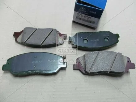 Колодки гальмівні передні дискові Hyundai Santa Fe 10-/Kia Sorento 09- (Mobis) Hyundai/Kia/Mobis 581012PA00