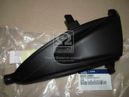 Ґрати бампера пра. HYUN ELANTRA 06-10 (Mobis) Hyundai/Kia/Mobis 865242H001