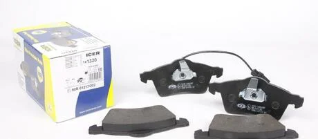 Колодки тормозные ICER 141320