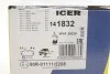 Гальмівні колодки ICER 141832 (фото 12)