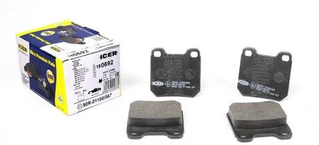 Колодки тормозные ICER 180692