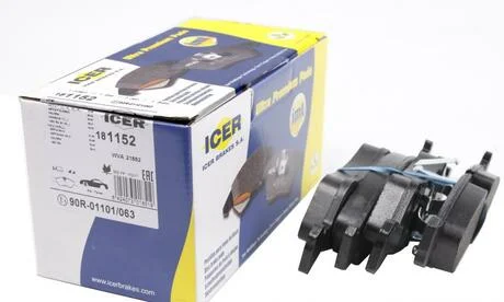 Гальмівні колодки ICER 181152