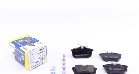 Колодки тормозные ICER 181165-700
