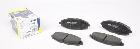 Гальмівні колодки ICER 181262