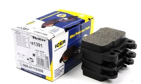 Колодки тормозные ICER 181391