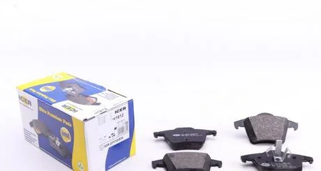 Гальмівні колодки ICER 181612