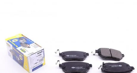Гальмівні колодки ICER 181696