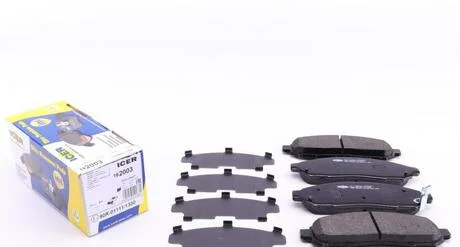 Гальмівні колодки ICER 182003