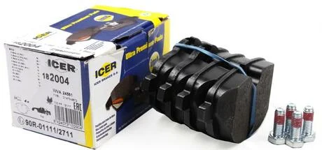 Гальмівні колодки ICER 182004