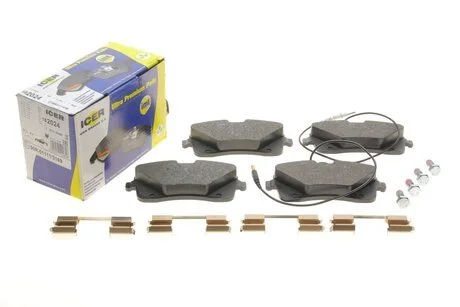 Фото 1 - комплект гальмівних колодок (дискових) ICER 182024 Комплект гальмівних колодок (дискових) ICER 182024 (фото 1)