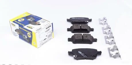 Гальмівні колодки ICER 182257