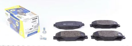 Гальмівні колодки ICER 182304