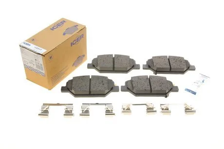 Фото комплект тормозных колодок (дисковых).) ICER 182317 Комплект тормозных колодок (дисковых).) ICER 182317