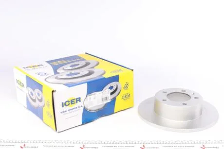 Диск тормозной ICER 78BD1410-2