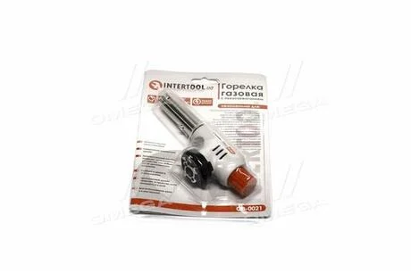 Горелка газовая, пьезозажигание на регуляторе.(про-во INTERTOOL) Intertool GB-0021