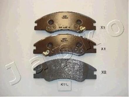 Колодки гальмівні дискові Kia Cerato 1.5 (05-),Kia Cerato 1.6 (04-),Kia Cerato JAPKO 50K11