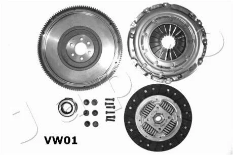 Комплект для переобладнання CaddyIII/GolfV 19TDI (77kw) 03- (228mm)(суцільний+к-кт зчеплення) JAPKO 98VW01
