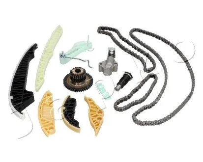 Комплект цепи ГРМ (3 цепи/2натяжники/все успокоители/шестерня) VAG A4 07-/A6 11-/Q5 JAPKO KJK0914