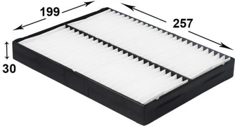 Фільтр повітряний 1.6MPI 16V, 2.0MPI 16V, 2.7MPI 24V, 2.5MPI 24V SUZUKI Grand Vitara 98-05 JS ASAKASHI AC984J