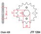 Звезда передняя JT MOTO JTF1264.15 (фото 1)