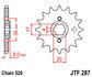 Звезда передняя JT JT MOTO JTF287.13 (фото 2)