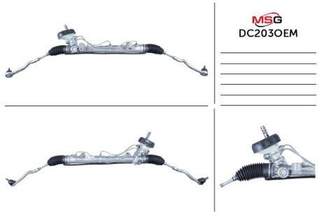 Рульова рейка з ГПК нова Renault Dokker 12-21, Renault Logan 13-, Dacia Logan 12-22 Jtekt DC203OEM