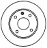 Тормозной диск передний Audi 80 / VW Golf, Jetta, Passat, Polo / Seat Cordoba, Ibiza Jurid 561087JC (фото 1)