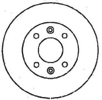 Диск тормозной передний CITROEN Berlingo,Xsara,ZX PEUGEOT 206,305,306,405, Jurid 561364JC