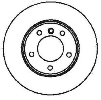 Тормозной диск передний BMW 3 / Z3 / Z4 / Alpina Roadster S Jurid 561551JC