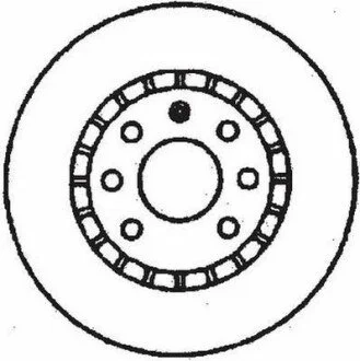 Диск гальмівний CADILLAC,OPEL,VAUXHALL Jurid 561730JC